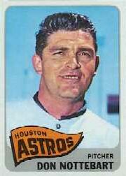1965 Topps Baseball Cards      469     Don Nottebart